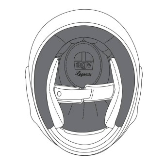 Helmet Padding AGV X3000 Liner Helmet Padding AGV X3000 Liner